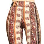 Pantalon évasé taille haute, imprimé, à cloche – Image 2