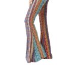 Pantalon évasé, Boho, imprimé floral, cloche, bas ample – Image 3