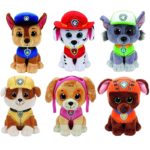 Peluche chien dessin animé, Pat' Patrouille, 15 cm