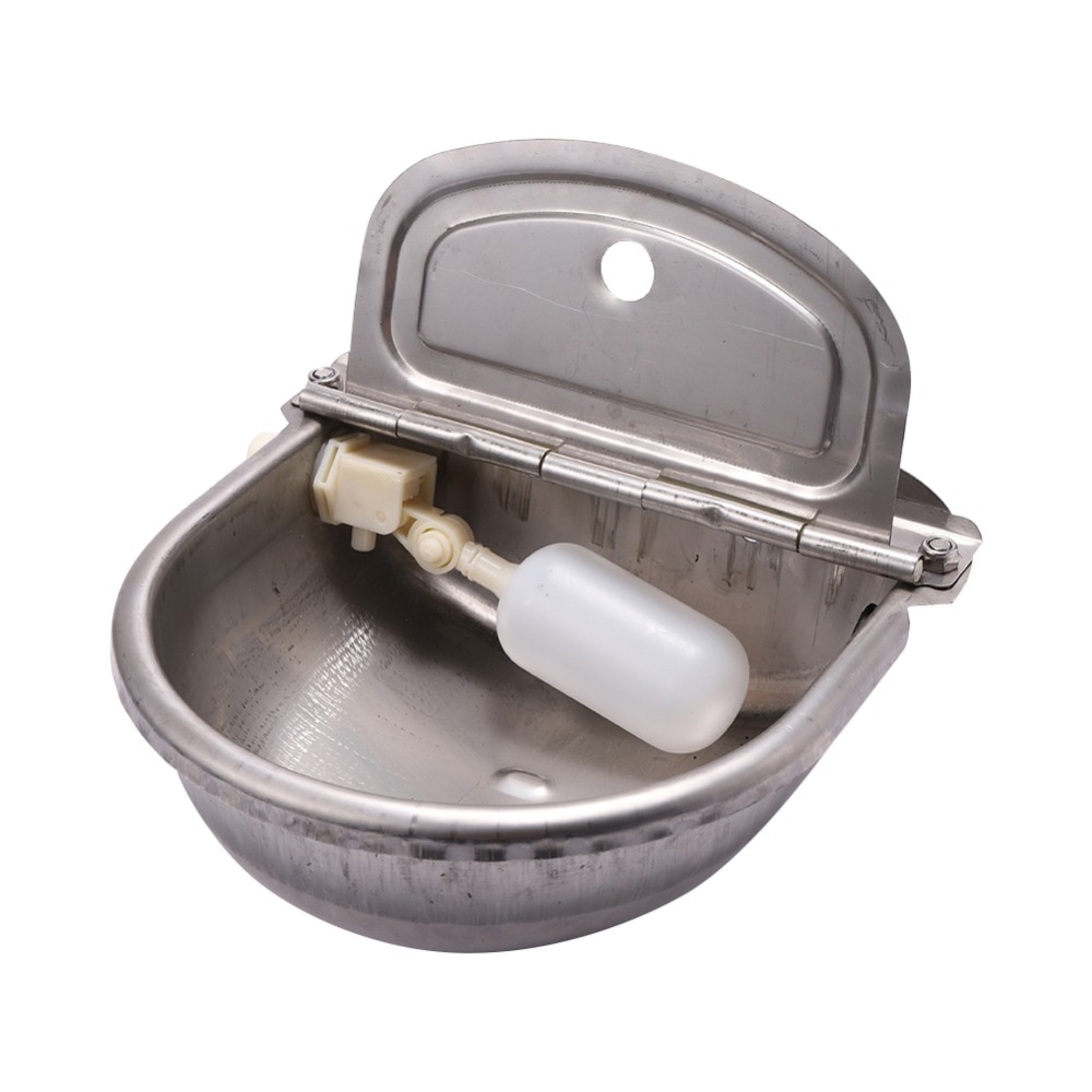Abreuvoir automatique à flotteur en acier inoxydable pour animaux