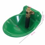 Bol d'eau automatique à valve en cuivre pour animaux – Image 2