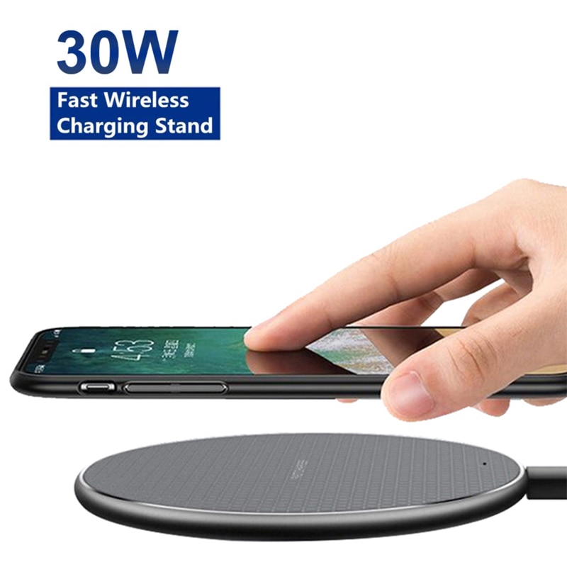 Station de charge rapide sans fil pour iPhone 11 X XR XS 8, Samsung, Xiaomi, Huawei, OPPO