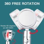 Pommeau de douche à pulvérisation, haute pression, Rotative à 360 degrés – Image 3