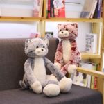Peluche chat kawaii, longues jambes, de 50 à 90 cm – Image 6