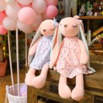 Peluche lapin à longues oreilles avec robe, 35 à 55 cm – Image 6