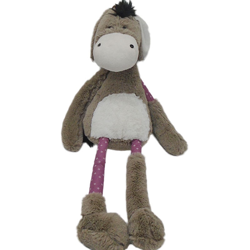 101783-vyovyf.jpg Peluche d'âne, doudou mignon, 35 cm – Image 1