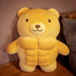 Peluche ours, cochon et lion musclé, 30 cm – Image 6