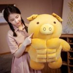 Peluche ours, cochon et lion musclé, 30 cm – Image 4