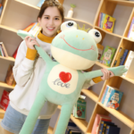 Peluche grenouille douce et mignonne à longues pattes, de 35 à 50 cm – Image 4