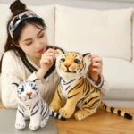 Peluche tigre mignon et doux, dessin animé, de 23 à 33 cm – Image 5