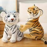 Peluche tigre mignon et doux, dessin animé, de 23 à 33 cm – Image 3