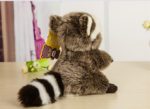 Peluche raton laveur assis mignon, 18 cm – Image 4