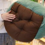 Coussin de chaise de bureau en peluche, antidérapant, support lombaire, doux et confortable – Image 5