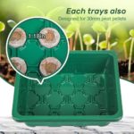 Lot de 10 plateaux de semis (12 cellules par plateau), humidité réglable – Image 3