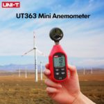 Anémomètre numérique portable, mesure de la vitesse du vent, testeur de température, affichage LCD – Image 2