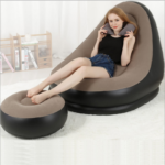 Fauteuil avec repose pieds gonflables, inclinable, confortable et pliant