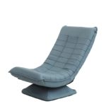 Fauteuil à bascule pivotant à 360 degrés, angle réglable, pliante, design ergonomique