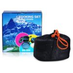 Ensemble de vaisselles de camping, pliables, en aluminium léger avec sac de rangement – Image 6