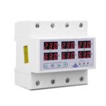 Relais de tension triphasé 3 P + N, voltmètre, ampèremètre, moniteur de surtension et de sous-tension