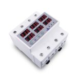 Relais de tension triphasé 3 P + N, voltmètre, ampèremètre, moniteur de surtension et de sous-tension – Image 4