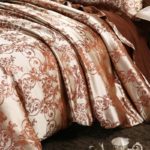 Ensemble 3 pièces, housse de couette Jacquard et taies d'oreiller, satinées – Image 4