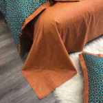 Ensemble 4 pièces en coton égyptien imprimé, housse de couette, drap de lit et taies d'oreiller – Image 6