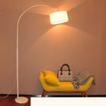 Lampadaire LED avec télécommande à hauteur réglable, Base en marbre, 185 cm – Image 5