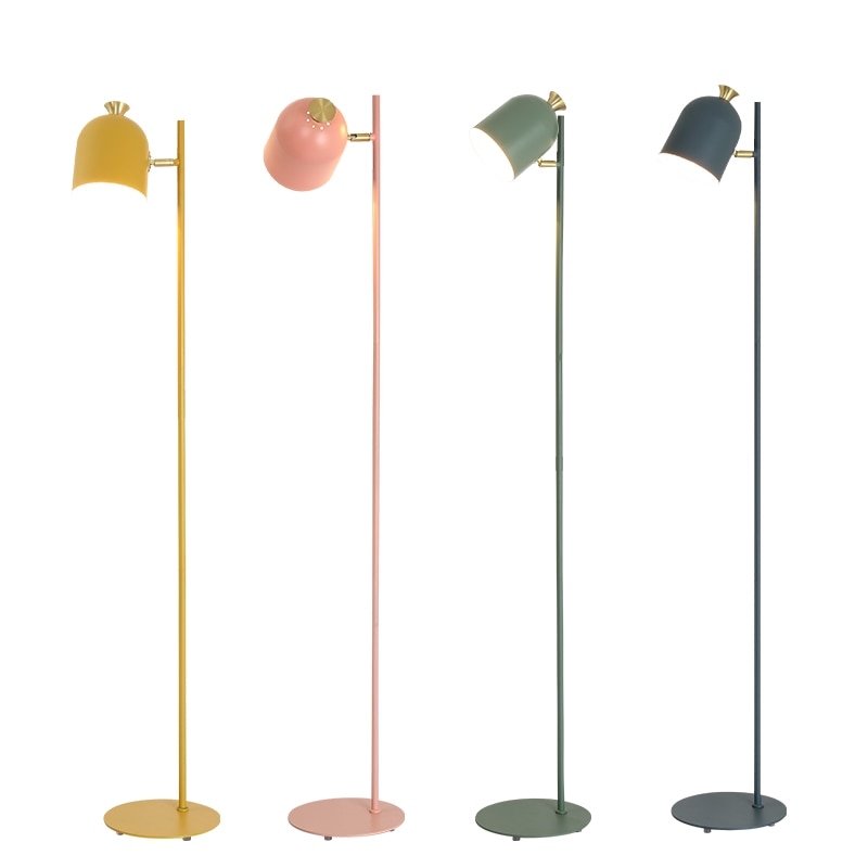 97874-jdu15e.jpg Lampadaire LED en fer forgé, minimaliste, 155 cm – Image 1