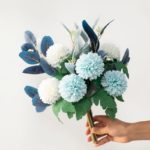 Bouquet d'anémones artificielles en soie, de style nordique – Image 5