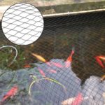 Filet pour bassin avec 8 piquets, maille de protection, 4 tailles disponibles