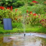 Ensemble fontaine solaire 2.5W, avec 6 buses, pompe à énergie solaire pour étang – Image 3