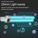 Lampe de stérilisation à Quartz UV, ampoule tubulaire G23/2G7 en forme de H, 5 à 13W – Image 5