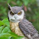 Figurine animale grand hibou en résine, ornement de jardin – Image 5