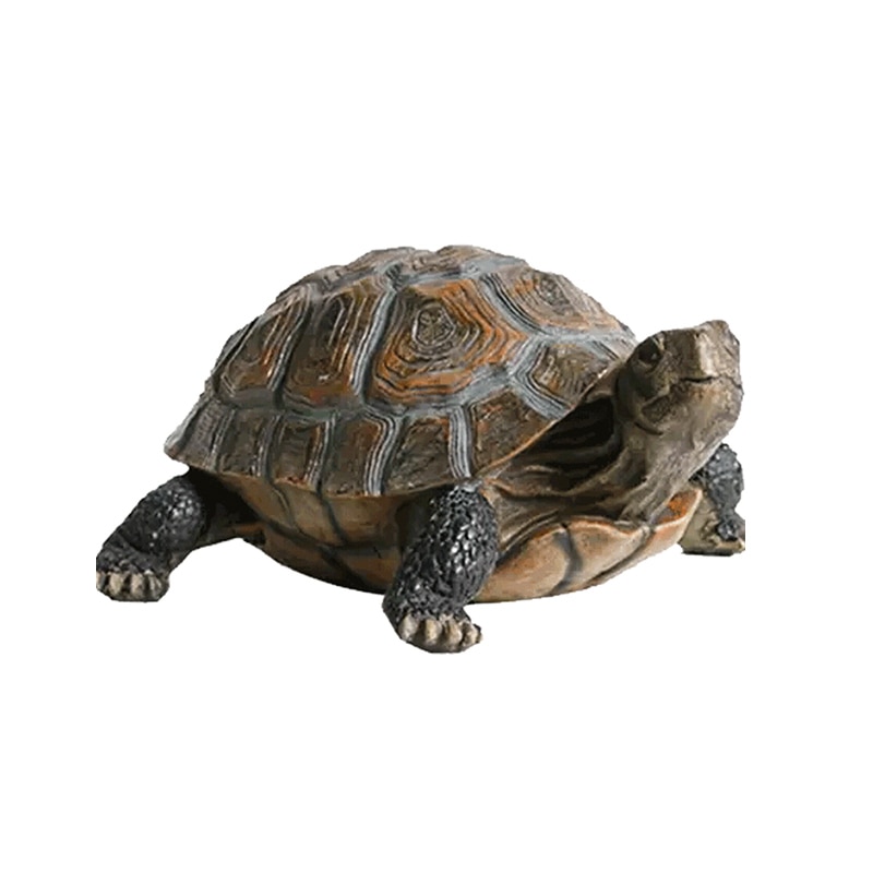 Figurine animale de tortue en résine, décoration de jardin