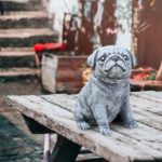 Figurine animale de Carlin en résine, décoration de jardin, 15 cm – Image 4