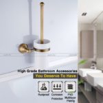 Ensemble d'accessoires de salle de bain en laiton – Image 6