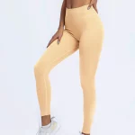 Legging côtelé sans couture, taille haute, Push-Up – Image 4