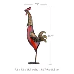 Sculptures artistiques d'animaux en fer, figurine, Décoration – Image 10