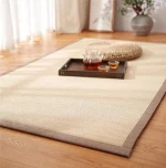 Tapis de sol en bambou, rectangulaire, respirant, antidérapant et lavable, fait main – Image 6