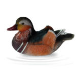 Statue de canard Mandarin, sculptures d'animaux artificiels, 22 cm – Image 10