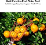 Cueilleur de fruits réglable, panier profond pratique pour la cueillette des fruits, 262 cm – Image 2