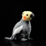 Lot de 2 peluches oiseaux calopsitte, ultra doux au toucher, 18 cm – Image 2