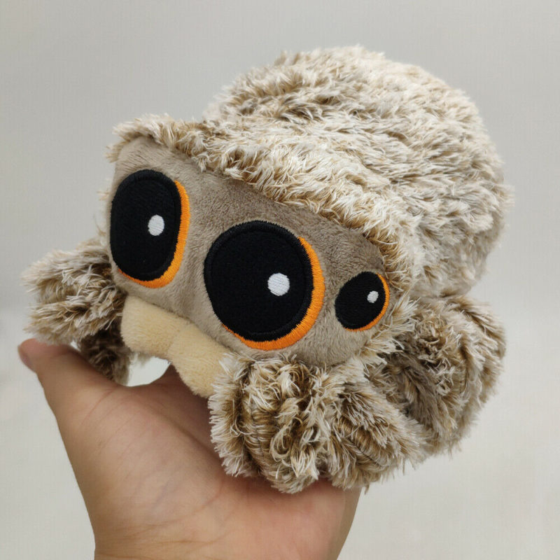 Peluche araignée douce, dessin animé, 16 cm