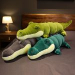 Peluche géante coussin crocodile, doux et confortable, de 80 à 180 cm – Image 3