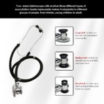 Stéthoscope portable à double pavillon, appareil médical professionnel de cardiologie – Image 5