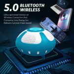Enceinte Bluetooth 5.0 portable, étanche IPX7, flottant, sans fil, pour l'extérieur, caisson de basses – Image 4