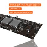 Carte mère minière, 9 GPU, DDR3, 2 x LGA 2011, faible consommation d’énergie, ETH – Image 2