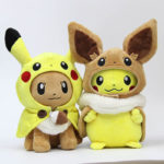Peluche Pokemon, Pikachu déguisé, dessin animé, 28 cm