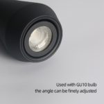 Suspension de style moderne et minimaliste en fer noir, GU10, 5W – Image 9