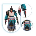 Costume de cosplay pour homme, Genshin Impact Gorou, uniforme de Combat – Image 4